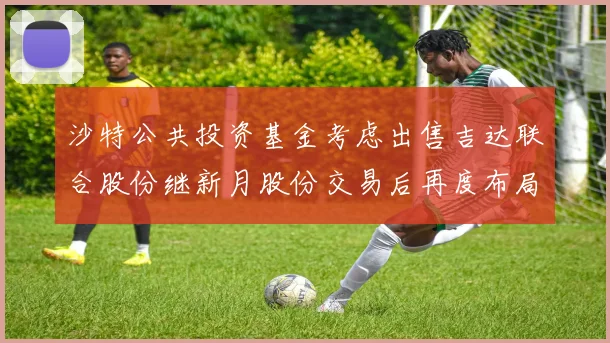 沙特公共投资基金考虑出售吉达联合股份继新月股份交易后再度布局调整